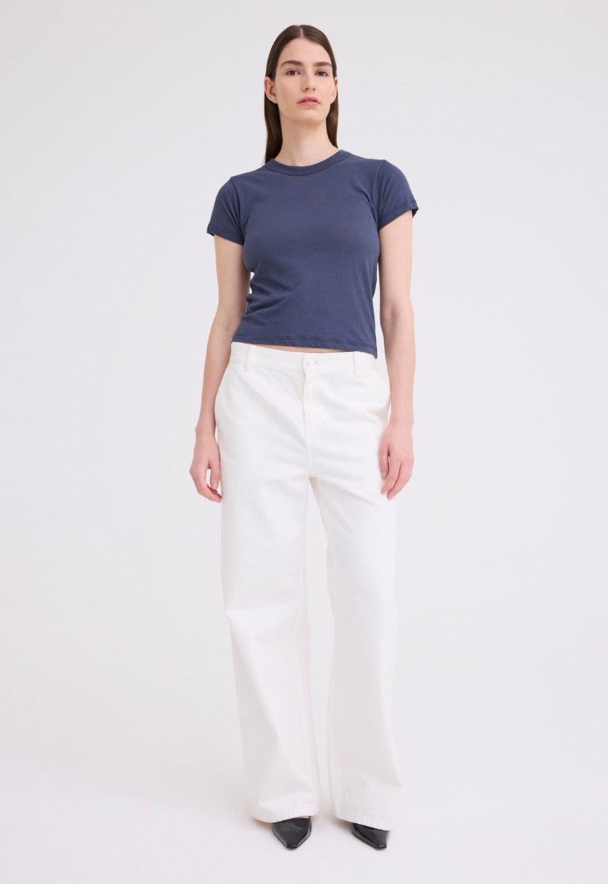 Jac+Jack Baby Pima Cotton Tee - Sly Blue